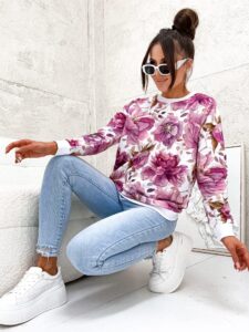 bluza w kwiaty