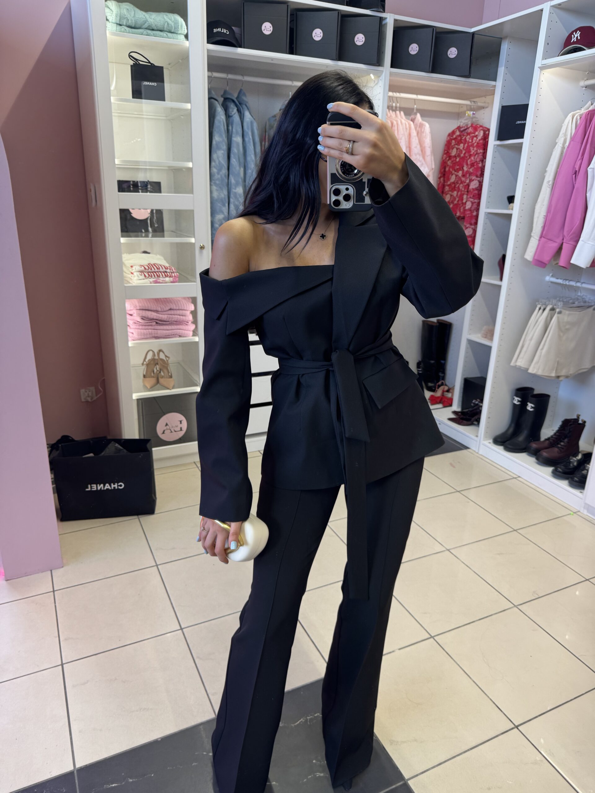 Eleganckie spodnie dzwony La Milla czarne