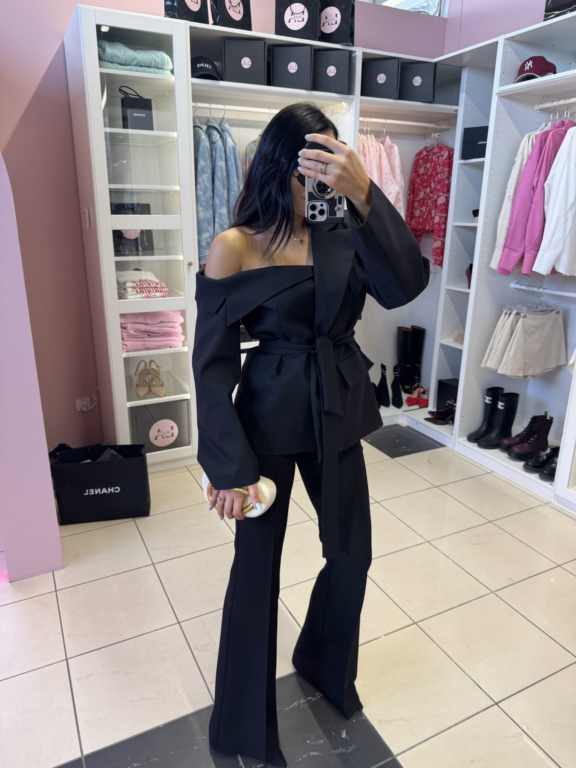 Eleganckie spodnie dzwony La Milla czarne