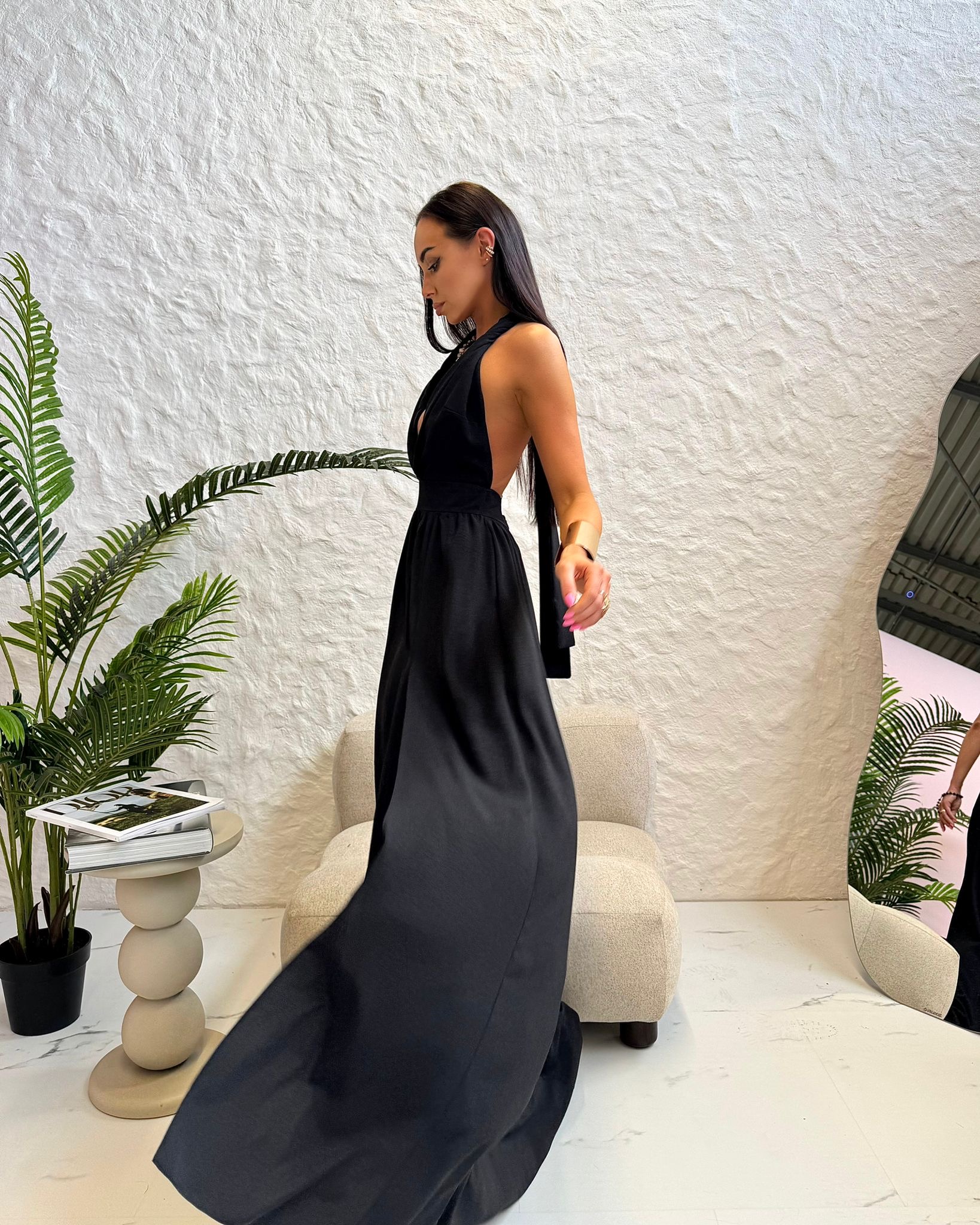 Sukienka La Milla maxi czarna