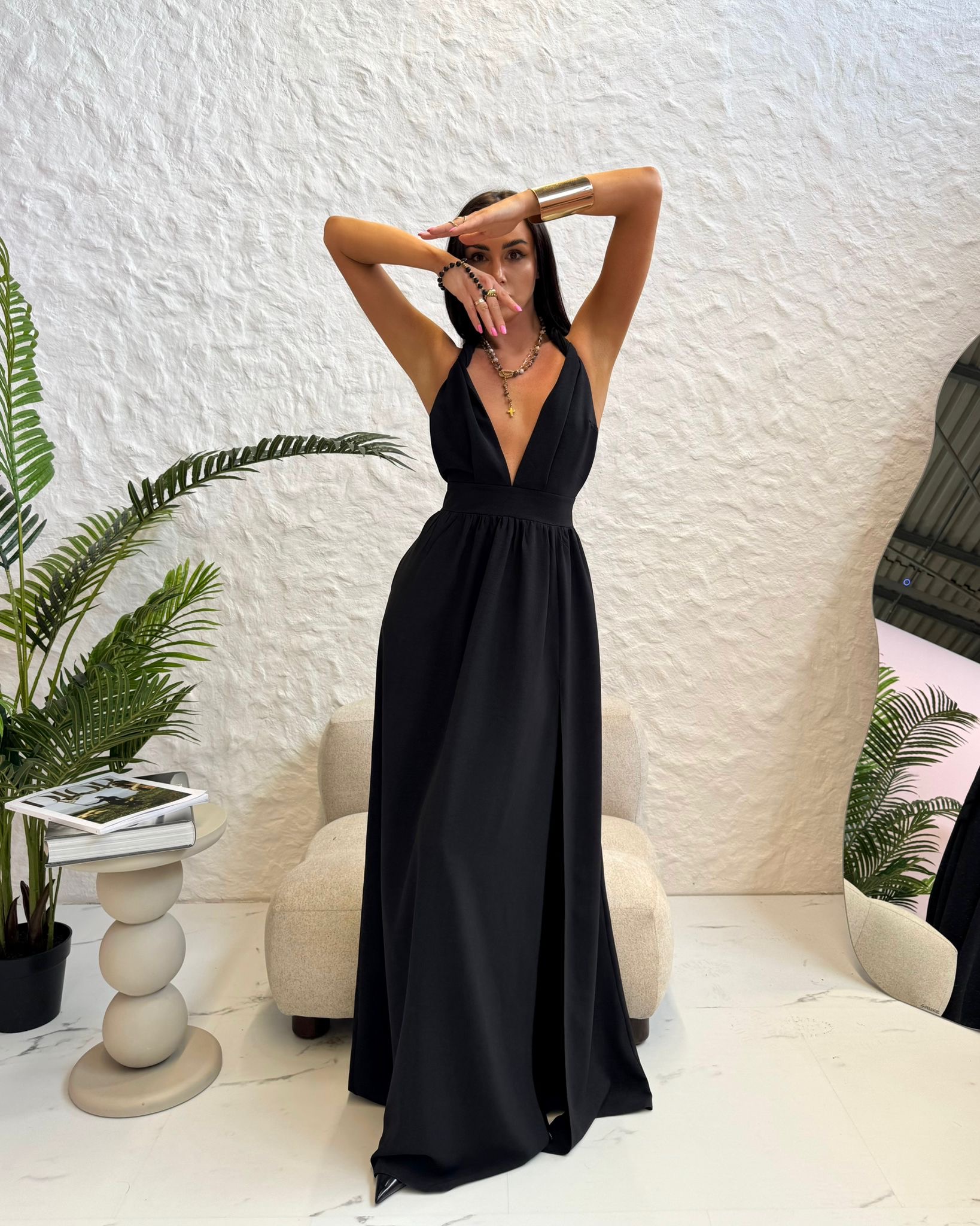 Sukienka La Milla maxi czarna