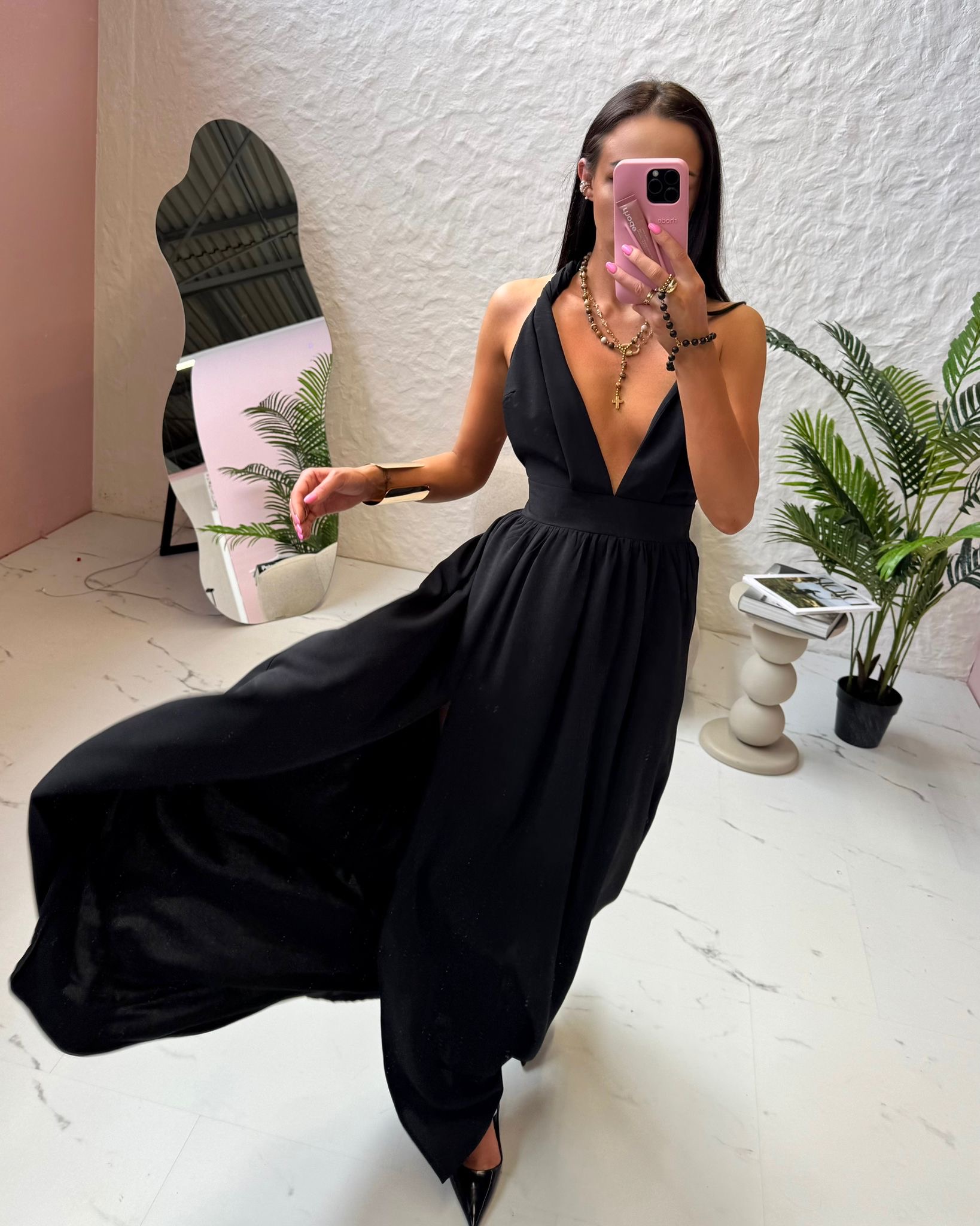 Sukienka La Milla maxi czarna