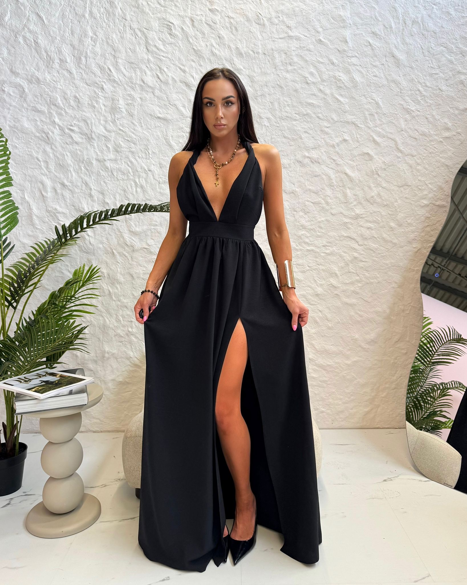 Sukienka La Milla maxi czarna