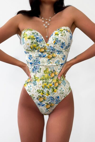 Body gorsetowe cytrynki La Milla