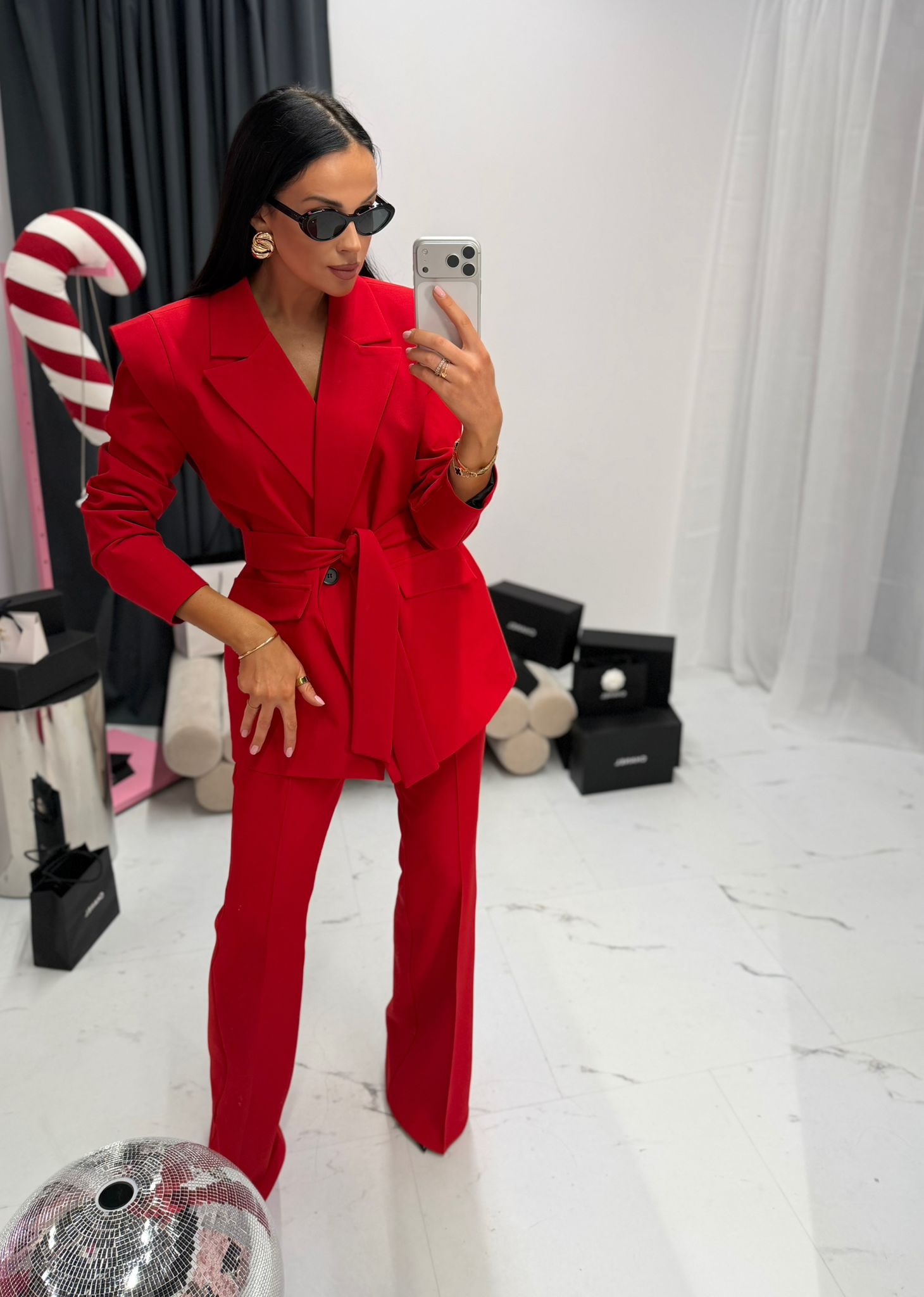 Marynarka La Milla Wigilia czerwona