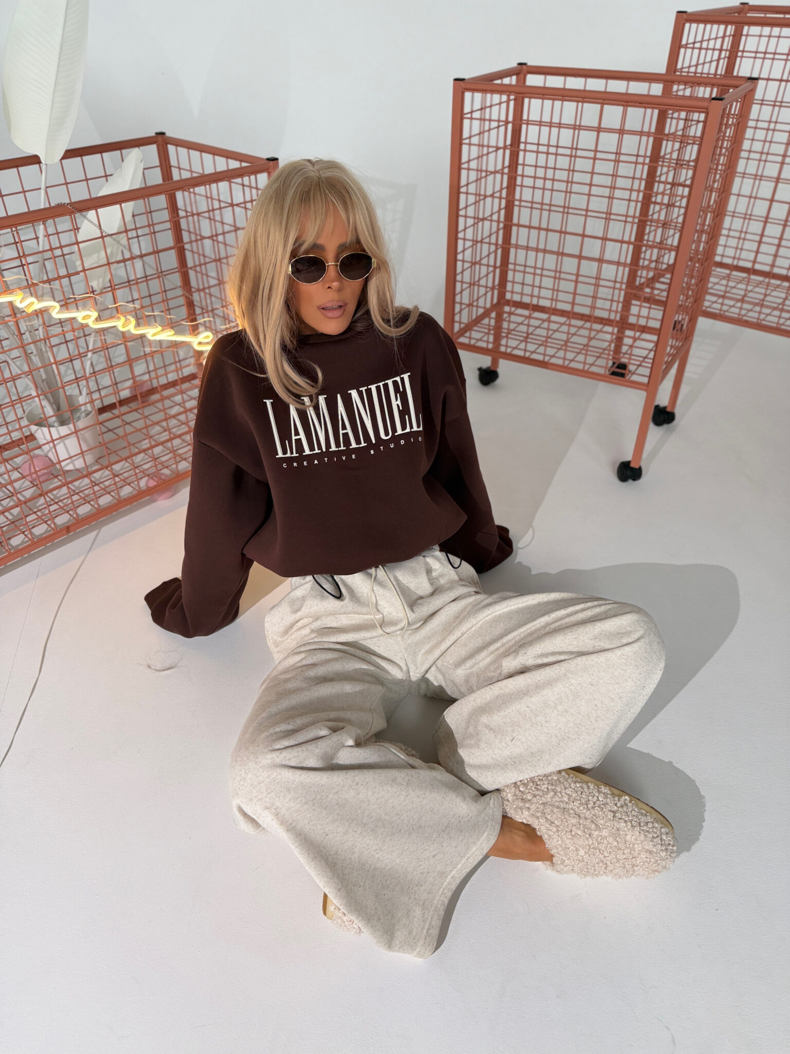 Bluza LAMANUEL CREATIVE czekolada - obrazek 4