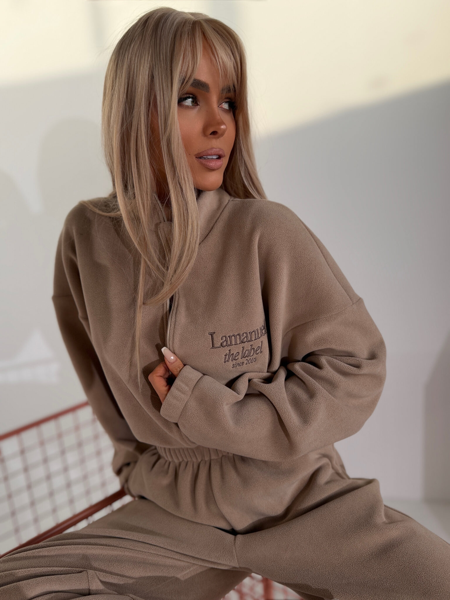 Kombinezon LAMANUEL z mikropolaru SUGAR latte - obrazek 6