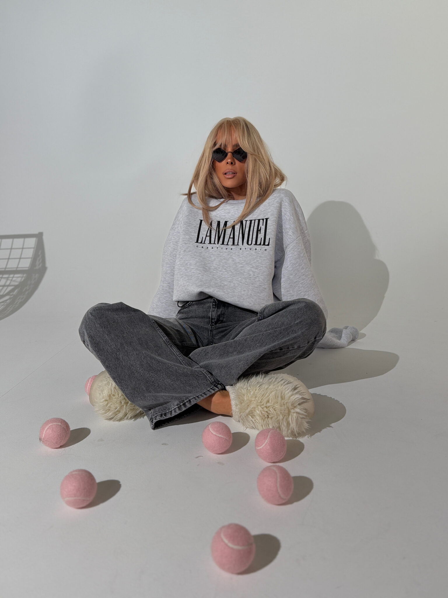 Bluza LAMANUEL CREATIVE melanż - obrazek 2