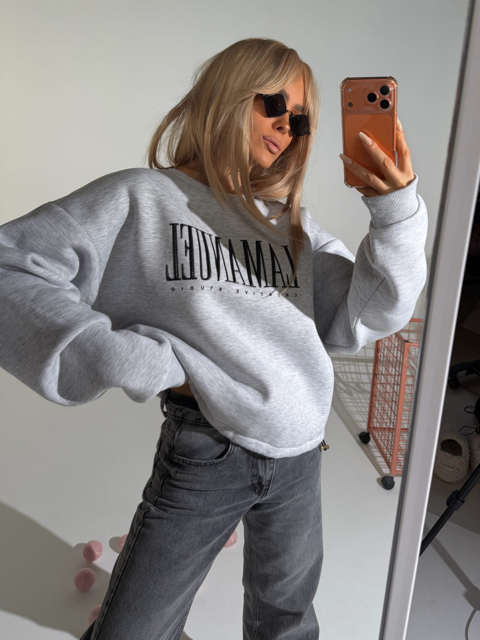 Bluza LAMANUEL CREATIVE melanż - obrazek 3