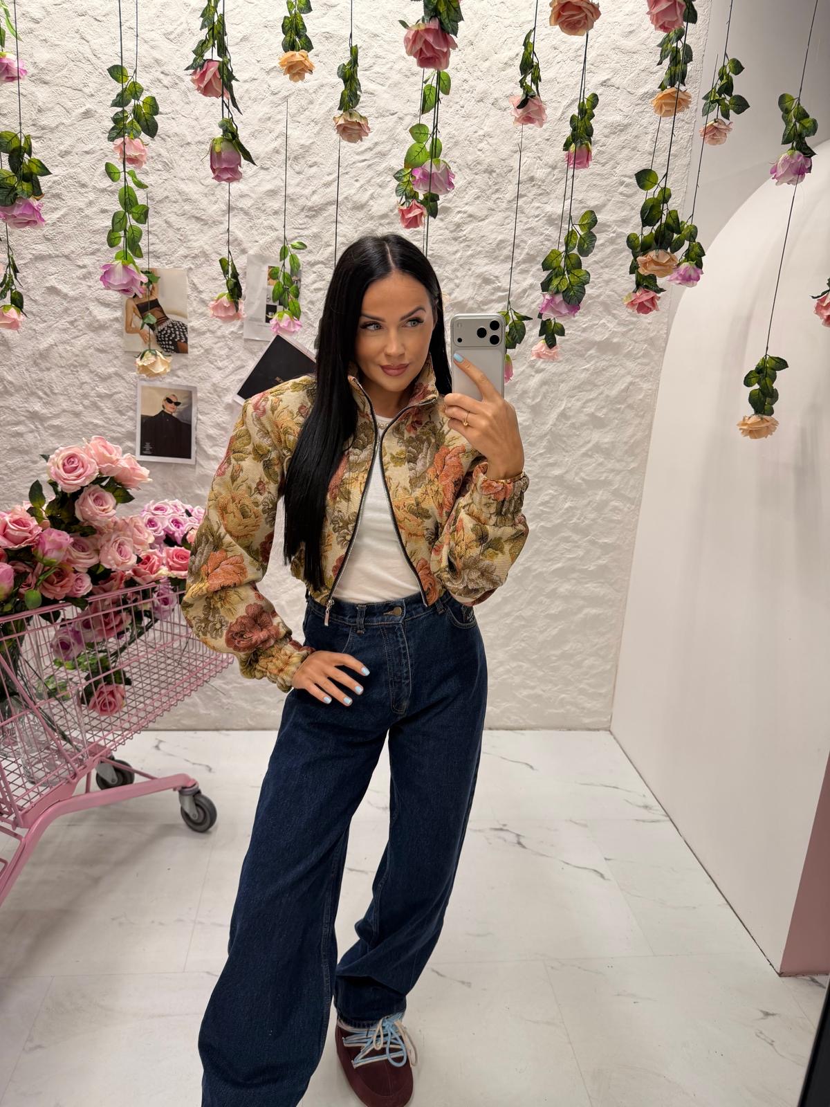 Kurtka bomberka żakardowa La Milla Rosalia - obrazek 4