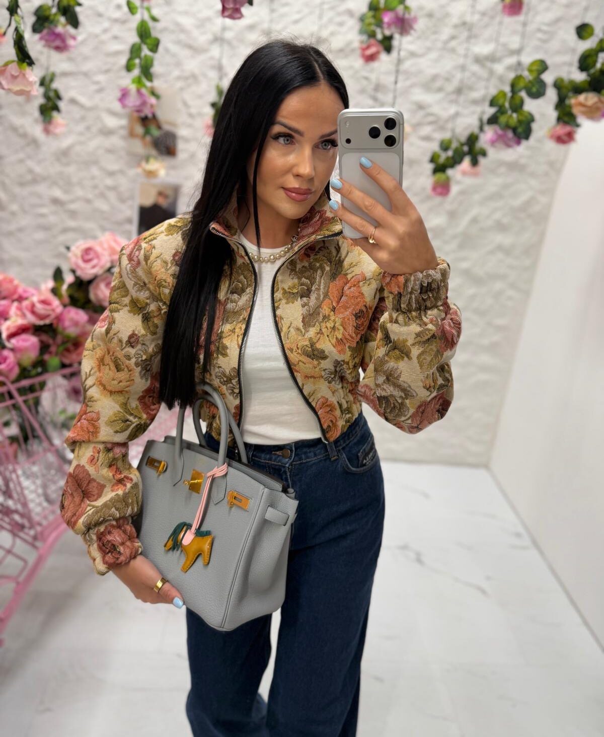 Kurtka bomberka żakardowa La Milla Rosalia