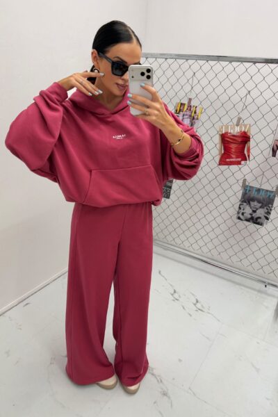 Komplet dresowy La Milla malinowy