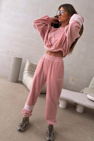 Dres Velve La Coca pudrowy róż