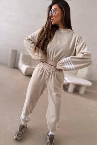 Dres Velve La Coca beżowy