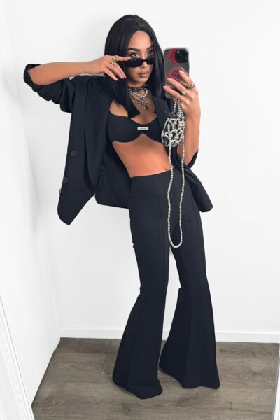 Spodnie dzwony La Milla czarne