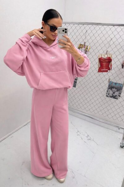 Komplet dresowy La Milla różowy