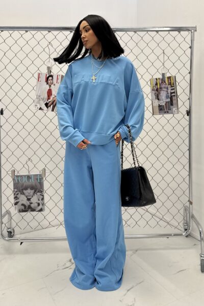 Komplet dresowy La Milla 3D niebieski