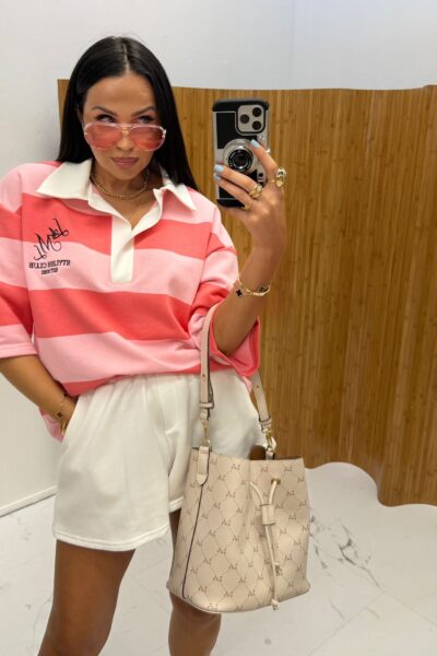 Bluza Polo La Milla koralowo-różowa