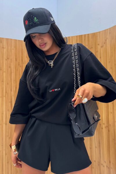 T-shirt La Milla czarny