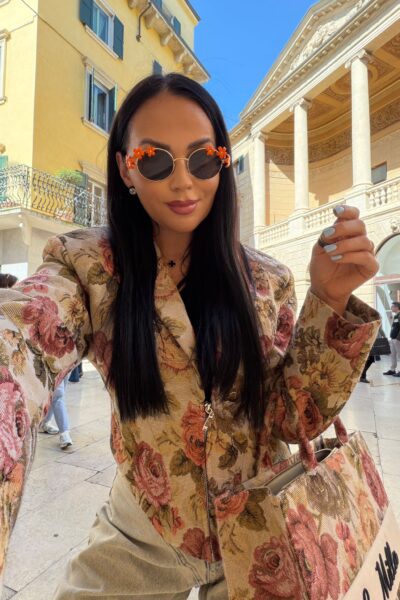 Krótka marynarka żakardowa Rosalia