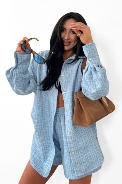 Komplet dwuczęściowy La Milla Coco błękitny