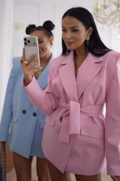 Marynarka La Milla Wigilia jasnoróżowa