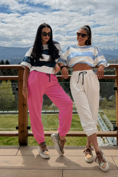 Spodnie dresowe La Milla Pump szminka